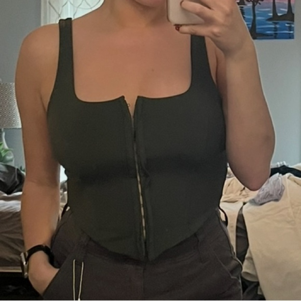 Green corset